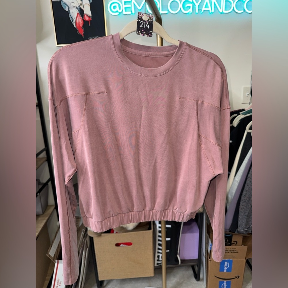 🍋214. Lululemon Dropped Shoulder Long Sleeve in Spiced Chai